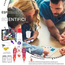 6+ Years Old Kids Rocket Science Kit, Includes Rocket Model And Launcher. Through This Entry-Level STEM Space Toy, Both Boys And Girls Can Make Their Own Rockets - Multicolor - View 5