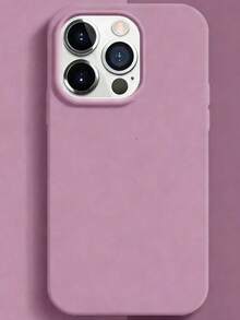 2.0 Thick Genuine Liquid Silicone Phone Case Compatible With Apple 16 15 14 13 12 11Pro Max Series Full-Cover Protective Case - Blackcurrant - View 3