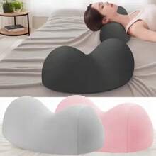 1pc Ergonomic Neck Pillow - Ergonomic Neck Support Pillow With Human Body Curve Design, Hand Wash - Multicolor - View 5