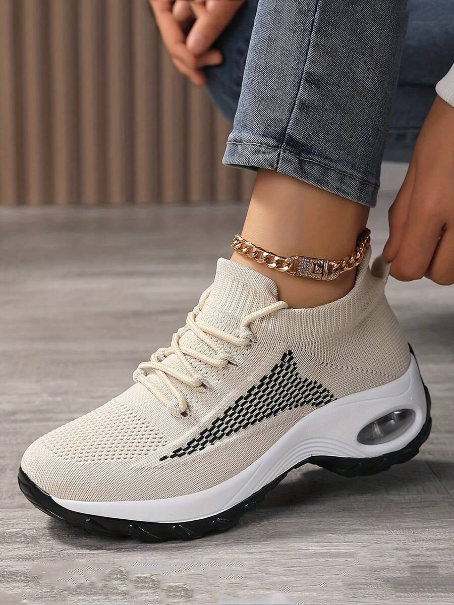 Women's Thick Sole Casual Versatile Sneakers For Daily Wear