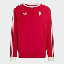 Adidas 曼联男款 OG CR 针织连帽衫 JM5563 - 紅色 - 查看 2