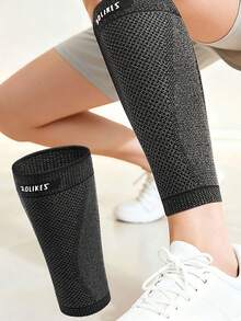 AOLIKES 1pc Breathable Compression Elastic Sports Leg Sleeve For Basketball, Cycling, Fitness, Hiking, Soccer - Multicolor - View 11