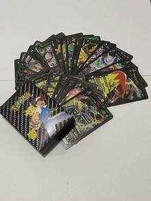 pokemon 卡片，金箔卡片，热门，银箔，收藏品，玩具，便宜 - 彩色 - 查看 7