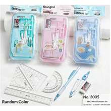 9pcs Student Math Drawing Ruler Tool Set, Exam Stationery Supplies, Multifunctional Tool Kit, Back To School Gifts, Holiday Presents, Birthday Gifts, Exquisite Craftsmanship, Household Essential - Student Math Drawing 9-piece Set - View 7