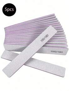 Bộ 50 dũa móng tay chuyên nghiệp, độ nhám 180/100, dũa móng tay tự nhiên, hai mặt có thể rửa sạch, bề mặt mịn, thích hợp sử dụng tại nhà và salon. - Nhiều màu - Xem 15