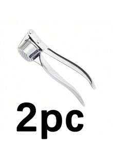 1/2件装金属蒜蓉压榨器，专业手动蒜蓉器，蒜姜压榨器，蔬菜切碎器/蒜蓉器和去皮器/调味料和香料工具/家居必备/厨房配件 - 大蒜壓榨 - 查看 10