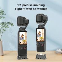 For Osmo Pocket 3 PULUZ Plastic Quick-Release Charging Adapter Base (Black) - View 5