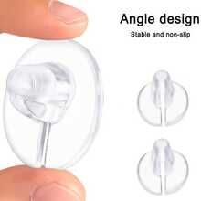 1 Pair Silicone Toe Protectors, Shock-Absorbing, Waterproof, Anti-Friction, Suitable For Flip-Flops And Sandals - Clear - View 4