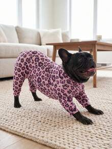 Dog Summer Shedding Hair Control Pajamas - Breathable High Stretch Full Coverage Pet Rompers, Summer Anti Licking & Bug Protective Jumpsuit For Medium Large Dogs, All Over Printing Dog Clothes - Cute Plum Blossom Pattern - Multicolor - View 3