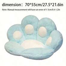 1个加厚熊掌形坐垫，一体式椅子卧室沙发脚凳，带腰部支撑靠背 - 1PC - 查看 5