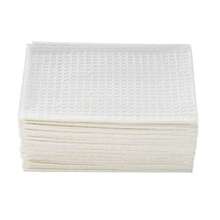 McKesson Disposable Towels [Pack of 500] for Dental Bibs Nails Tattoo Dentist Medical - 13 x 18 in 2-Ply Tissue Waffle Embossed White - como en la foto - Ver 3