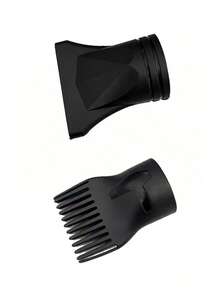 Styling Nozzle Set - Duck Bill Brush Attachments For Styling, Drying And Shaping, Includes Concentrator Nozzle And Styling Nozzle, Ergonomic Design. Suitable For Salon And Home Styling, No Battery Required, Fragrance-Free, Professional Hairstyling Tool For Salon And Home Use, Streamlined Design - Multicolor - View 12