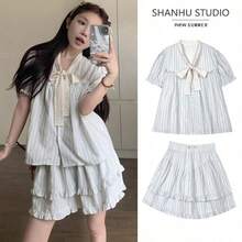 Women Suit Sets - Striped Suit - View 4