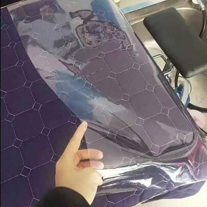 PVC Shampoo Bed Protective Pad, Transparent Massage Bed Cover, Suitable For Hair Salons, Beauty Spas, Foot Massage Shops