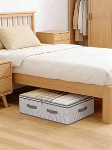 2 hộp đựng đồ dưới gầm giường, kiểu ngăn kéo, dùng để đựng quần áo, đồ chơi, hộp phẳng để dưới giường. - Nhiều màu - Xem 4