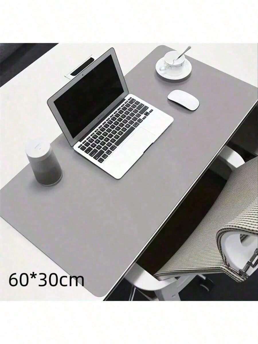 1 pieza Alfombrilla de escritorio de 600*300mm, Alfombrilla de ratón de piel de PU impermeable, Alfombrilla de teclado de escritorio, Alfombrilla de ratón para juegos - Ver 1
