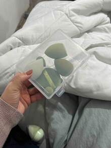 1件長方形透明塑膠釣具收納盒，附翻蓋，珠寶零件配件元件工具整理盒，適用於電子元件、五金零件、玩具零件 - 無色 - 查看 3