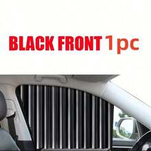 1 Set Magnetic Side Window Sunshade, Car Sun Visor, Car Decor, Auto Accessories - A - View 7