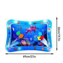 Inflatable Round & Square Cat Sensing Play Mat, Pet Water Bed, Dog & Cat Summer Cooling Mat, Animal Water Sensing Play Mat, Water Bed Mat, Thick PVC Anti-Scratch, Cooling & Comfortable Pet Pad - Multicolor - View 21
