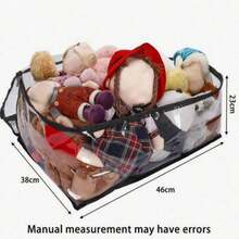 1/4 Blanket Storage Bag, 40L Extra Large Clear Plastic Storage Bag, For Storing Clothes, Quilts, Bedding, Moving Supplies, With Zipper And Reinforced Handles - Multicolor - View 4