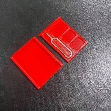 SIM Card Storage Box With Ejector Pin, Portable & Compact, Storage For Mobile Phone SIM/Memory Cards, Mini Size, Anti-Drop & Dust-Proof - Multicolor - View 10