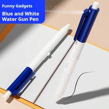 1支水枪笔，按压喷水，恶作剧中性水枪笔新奇玩具 - 彩色 - 查看 10