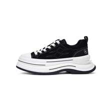 KILLWINNER Canvas Shoes, Black, 7cm Thick Sole Casual Shoes, Couple Style - Black - View 10