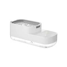 厨房洗碗神器，按压式洗洁精泡沫器，多功能皂液器和清洁用品收纳架 - A - 查看 9