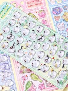 Colorful 3D Epoxy Resin Stickers - Solid Stickers - Theme, Exquisite Appearance, Strong 3D Effect, Waterproof Self-Adhesive Decorative Stickers, Comfortable Touch, Rich Decorative Atmosphere, Suitable For DIY Decoration, Toys, Instruction Manuals, Diaries, Notebooks, Laptops, Phone Cases, Etc. - Multiple Colors Available [Style/Packaging Random] - View 1