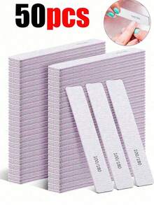 Bộ 50 dũa móng tay chuyên nghiệp, độ nhám 180/100, dũa móng tay tự nhiên, hai mặt có thể rửa sạch, bề mặt mịn, thích hợp sử dụng tại nhà và salon. - Nhiều màu - Xem 13