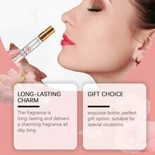 Perfume Floral Love Floral Blooming Cherry - 10ml/0.34fl oz | Eau de Parfum de Viaje con Fragancia Romántica y Fresca de Cerezo en Flor | Aroma Dulce y Elegante que Elimina Olores Desagradables y Deja una Huella Encantadora | Diseño Compacto y Portátil, Ideal para Llevar en el Bolso, Perfecto para Regalos, Citas o Uso Diario, Adecuado para Mujeres que Buscan una Esencia Delicada y Atractiva - Floral - Ver 3