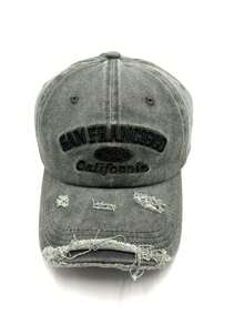1 pieza Gorra de béisbol de alta calidad con agujeros desgastados, sombrero de ala ancha suave y borde curvado para mujer, adecuado para uso diario, al aire libre, deportes, primavera/verano, playa, vacaciones - A - Ver 9