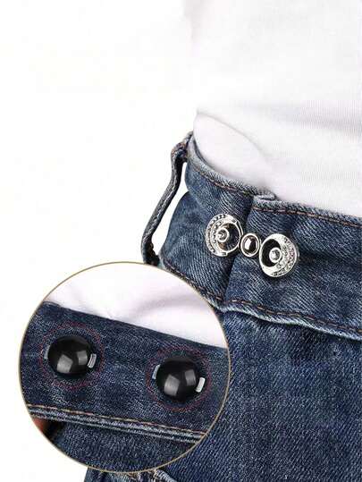 金属扣束腰带，无需缝纫，中式旗袍裤腰塑形带