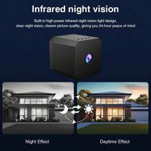 一款迷你间谍隐藏摄像头，一款具备夜视功能、手机检测功能、手机查看功能和全高清画质的无线WiFi手机隐藏摄像头。适用于家庭/办公室安防。 - 黑色 - 查看 4