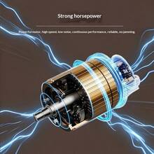 Cortadora de pelo profesional para perros, toda de metal, recargable, máquina de afeitar y corte de pelo para mascotas, baja en ruido - Multicolor - Ver 12