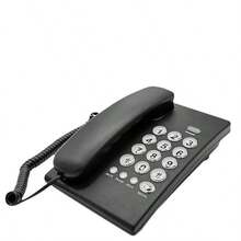 TELEFONO ALAMBRICO - Negro - Ver 2