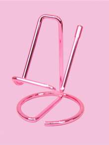 10pcs Metal Smartphone Stand, Universal Desk Holder, Portable Minimalist Design, Stable Phone & Tablet Stand, Suitable For Office, Kitchen, Study, Convenient For Watching, Multi-Functional Display Rack, Ideal For Home Office Users, Students And Professionals - Multicolor - View 19