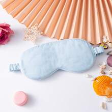 Double-Sided Cotton-Like Blackout Sleep Eye Mask, Breathable Travel Outdoor 100% Cotton Eye Shade, Comfortable & Skin-Friendly Solid Color - Multicolor - View 12