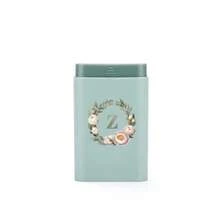 1pc Letter Mini Portable Pill Box, Travel 6 Compartment Pill Organiser, Unisex Pill Box, Initial Letter Printing Pill Container Moisture Resistant Medicine And Vitamin Container Dispenser Organiser, Letters A-Z, 26 Letters To Choose From, Pill Container First Aid Kit Medical Kit Outdoor Travel Accessories Dormitory Essentials - Mint Green - View 17