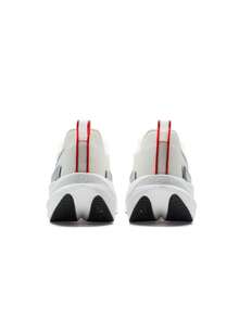 Zapatillas de running XTEP 2000KM de 5ta generación, duraderas, para hombres y adolescentes, zapatillas deportivas y de fitness 2000KM de 5ta generación, color blanco vela/naranja brillante/negro - Vela blanca/naranja brillante/negro - Ver 6