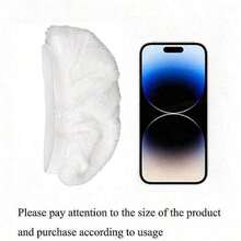 6-Piece Set Of Durable White/Green Mop Cloth, Home Cleaning And Mop Accessories, Instantly Absorbs Water Stains, Suitable For Smooth Surfaces Or Wooden Floors - White - 查看 2