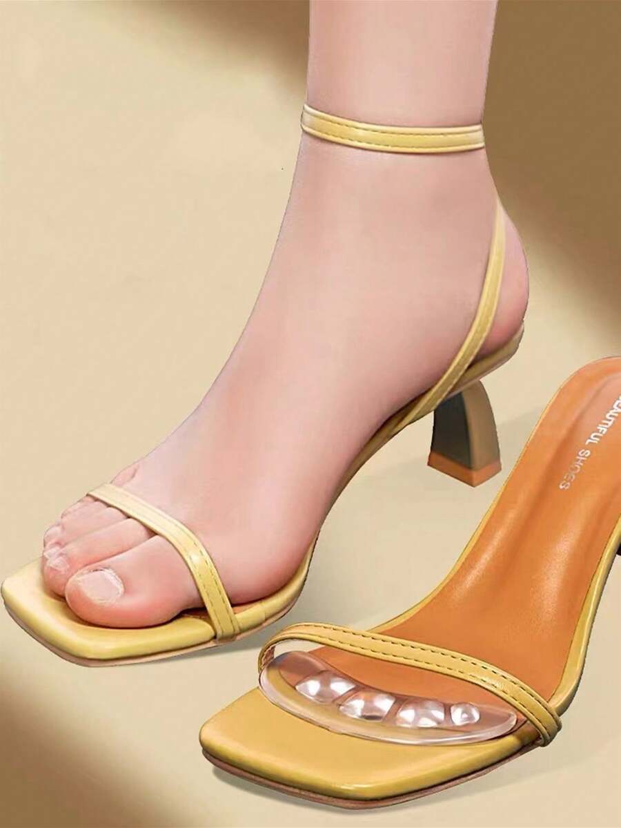 Almohadillas De Tacón Alto Antideslizantes Para Sandalias, Mocasines, Inserciones De Agarre De Tacón, Plantillas Para Zapatos Y Protector De Cojín Para Pies Para Evitar Resbalones, Rozaduras Y Ajustes Internos De Zapatos - Inserciones De Zapatos De Gel De Silicona Para Mujeres Que Alivian El Dolor De Espalda Baja.