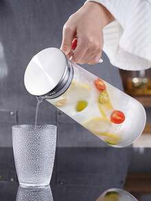 1pc Acrylic Juice Pitcher, High Wear-Resistant Tea/Beverage Dispenser - Multicolor - View 8