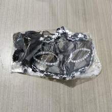 1/2/3件装黑色蕾丝半脸羽毛面具 - 女士万圣节派对及节日服装配饰，适合圣诞节及狂欢节庆祝活动，女王风格眼罩，适合正式场合及角色扮演 - 彩色 - 查看 12