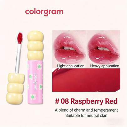  Colorgram 蜜饯山楂光泽唇彩 - 高光泽、保湿唇彩，裸色透明妆效，持久显色。如镜般闪亮，如玻璃般透明，滋润保湿。