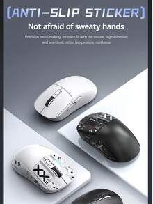 X4 无线蓝牙三模式可充电静音游戏鼠标，1000Hz 报告速率，轻巧 - 查看 9