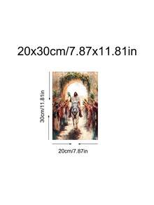 1件耶穌基督復活、耶穌基督離開墳墓、祂已復活，節日禮物，適用於臥室、客廳、廚房，牆面藝術、牆面裝飾、家居裝飾、房間裝飾，帆布牆面藝術、海報、附框牆面藝術，可選框 - B - 查看 13
