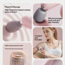 Máy mát xa cầm tay sạc điện, thích hợp để thư giãn toàn thân, tập trung vào vùng cổ, lưng, chân và eo. - Nhiều màu - Xem 10