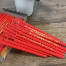 10 chiếc bút chì thợ mộc 2H, 175mm, màu đen - Bộ - Xem 6