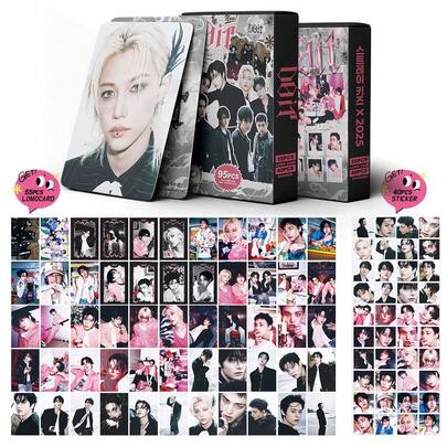 95pcs SK Photocard Stickers, Korean Idol SK Album Star Merchandise, LOMO Cards, Kpopp, Skz, Cards, Photocard, Twice, Painting